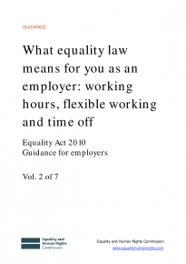 What equality law means for you as an employer: working hours, flexible working and time off